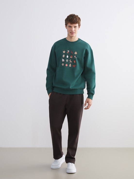 Sweatshirt KOYU YEŞİL