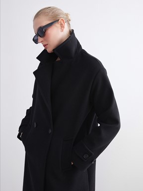 Kaşe Kaban YENİ SİYAH