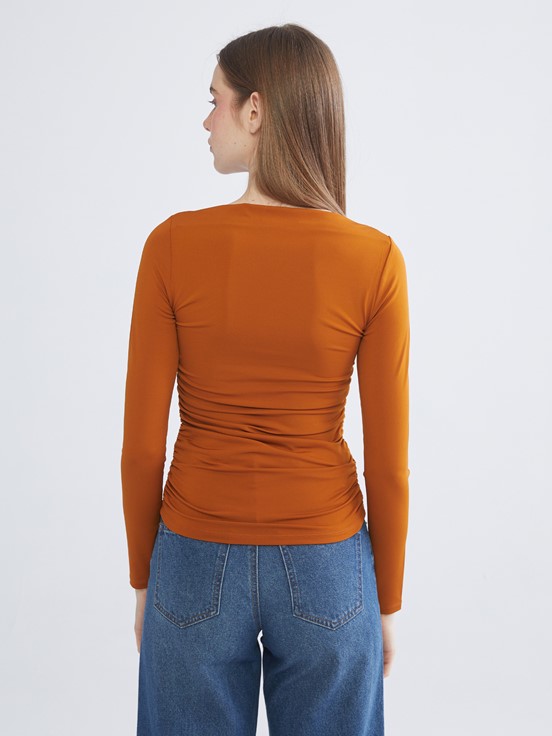 Bluz AÇIK KAHVERENGİ