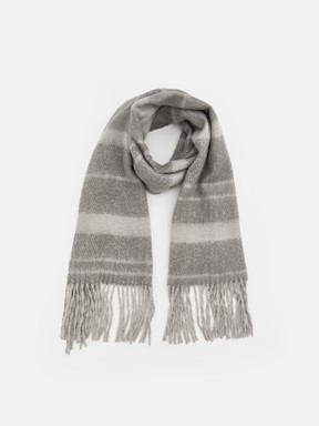 Atkı GRİ ÇİZGİLİ