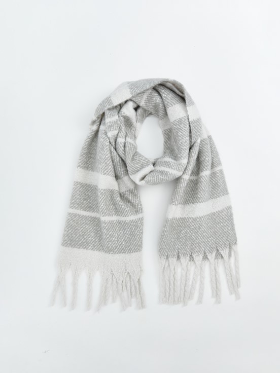 Atkı GRİ ÇİZGİLİ