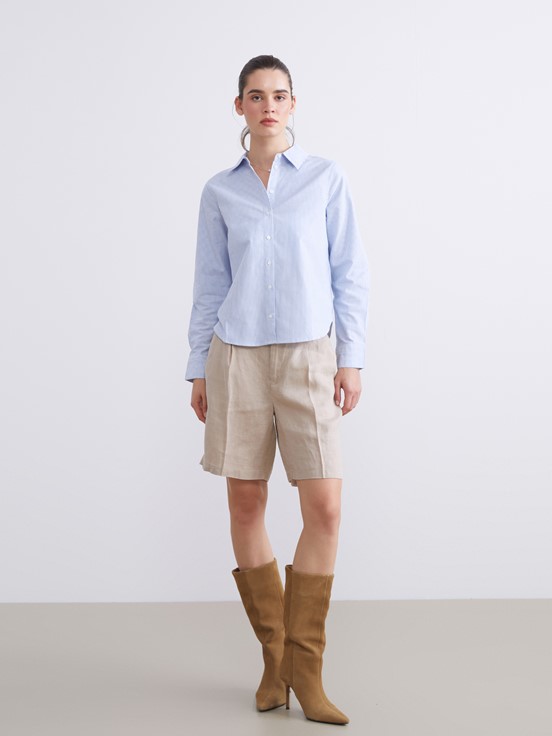 Gömlek MAVİ ÇİZGİLİ