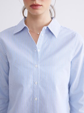 Gömlek MAVİ ÇİZGİLİ