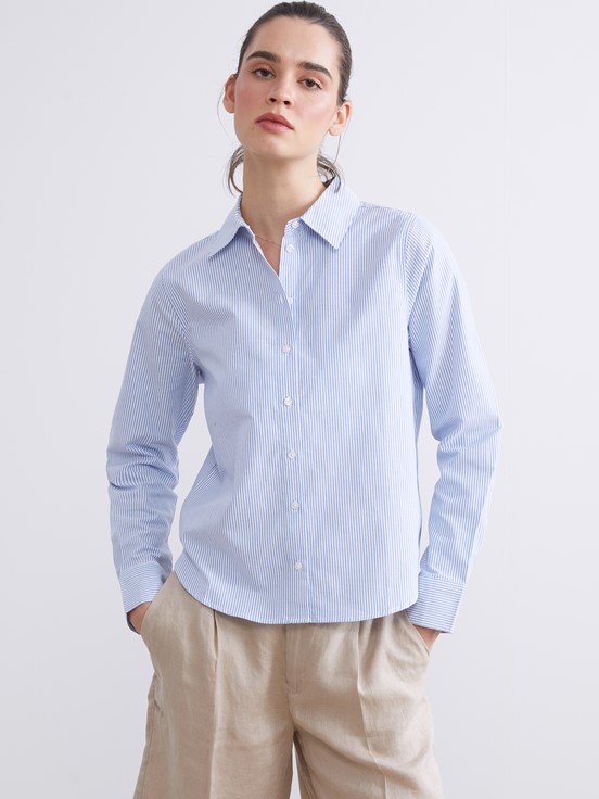 Gömlek MAVİ ÇİZGİLİ