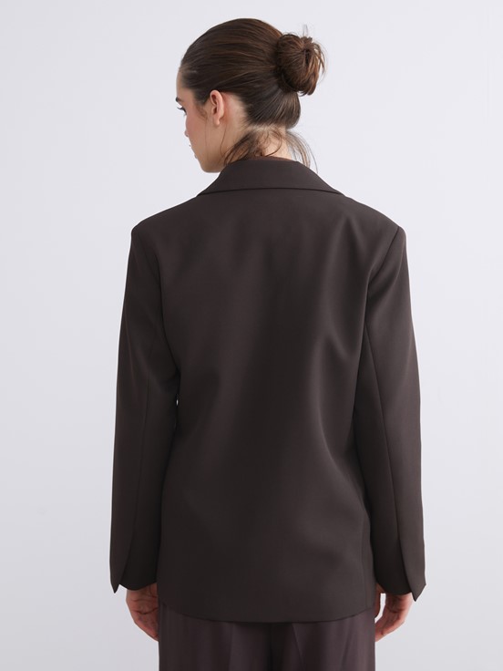 Blazer Ceket KAHVE