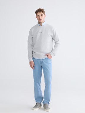 Sweatshirt GRİ MELANJ