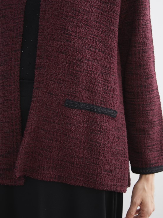 Hırka KOYU MÜRDÜM EKOSELİ