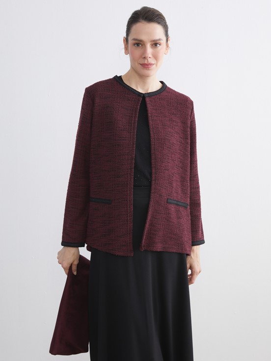 Hırka KOYU MÜRDÜM EKOSELİ