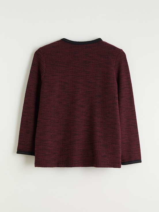 Hırka KOYU MÜRDÜM EKOSELİ