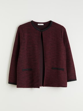 Hırka KOYU MÜRDÜM EKOSELİ