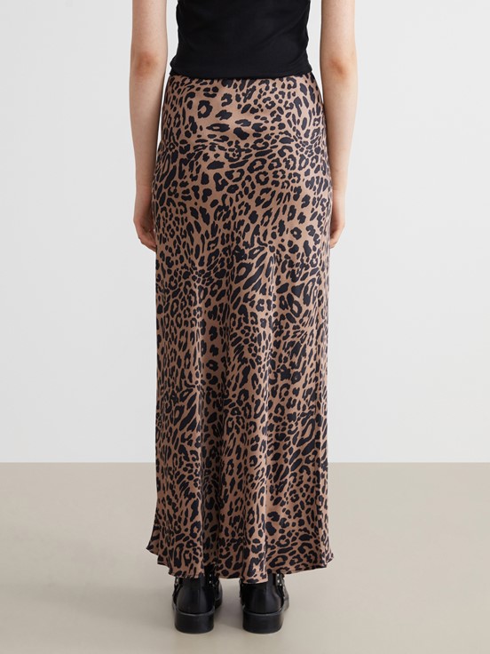 Etek KAHVERENGİ BASKILI