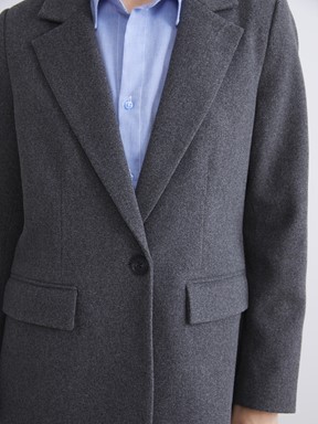 Blazer Ceket ANTRASİT MELANJ