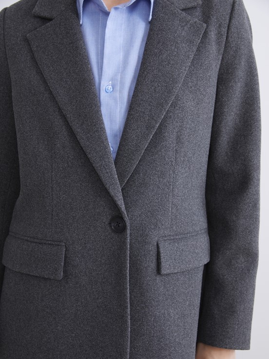 Blazer Ceket ANTRASİT MELANJ