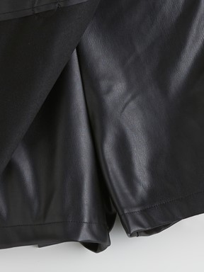 Şort Etek YENİ SİYAH