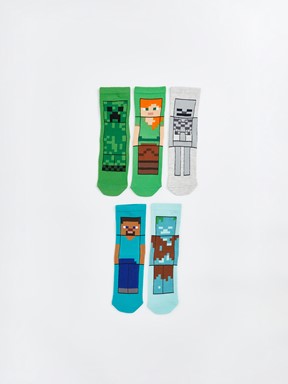 Soket Çorap KARIŞIK RENK İPLİĞİ BOYALI