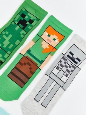 Soket Çorap KARIŞIK RENK İPLİĞİ BOYALI