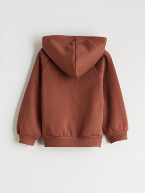 Fermuarlı Sweatshirt KAHVERENGİ