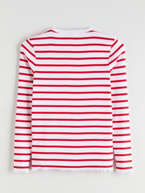 Tişört KIRMIZI CİZGİLİ