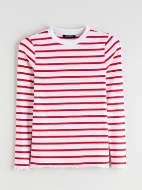 Tişört KIRMIZI CİZGİLİ