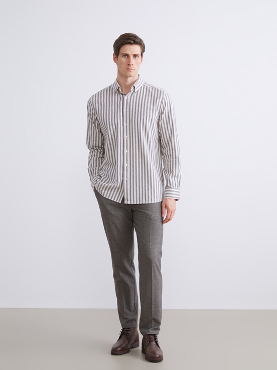 Gömlek MÜRDÜM ÇİZGİLİ