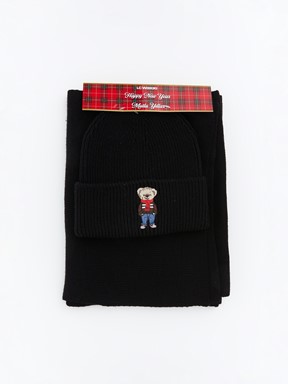 Atkı, Bere ve Eldiven Takım YENİ SİYAH