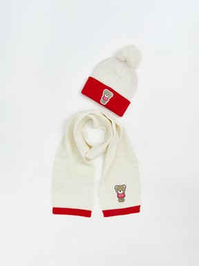 Atkı, Bere ve Eldiven Takım EKRU