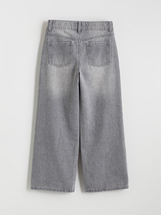 Jean Pantolon GRİ ASİT YIKAMALI