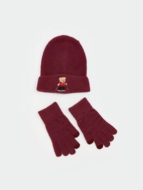Atkı, Bere ve Eldiven Takım BORDO