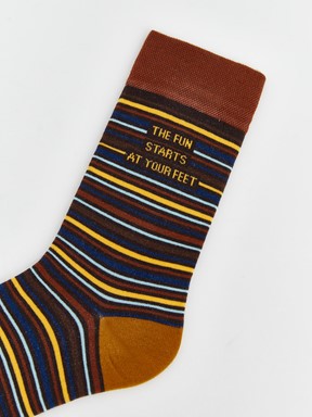 Soket Çorap KARIŞIK ÇİZGİLİ