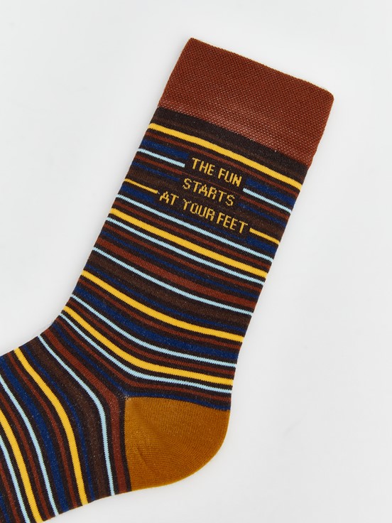 Soket Çorap KARIŞIK ÇİZGİLİ
