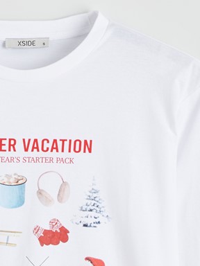 Tişört BUXE BEYAZI