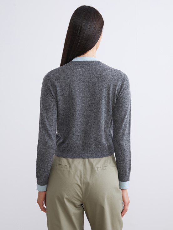 Hırka KOYU GRİ MELANJ