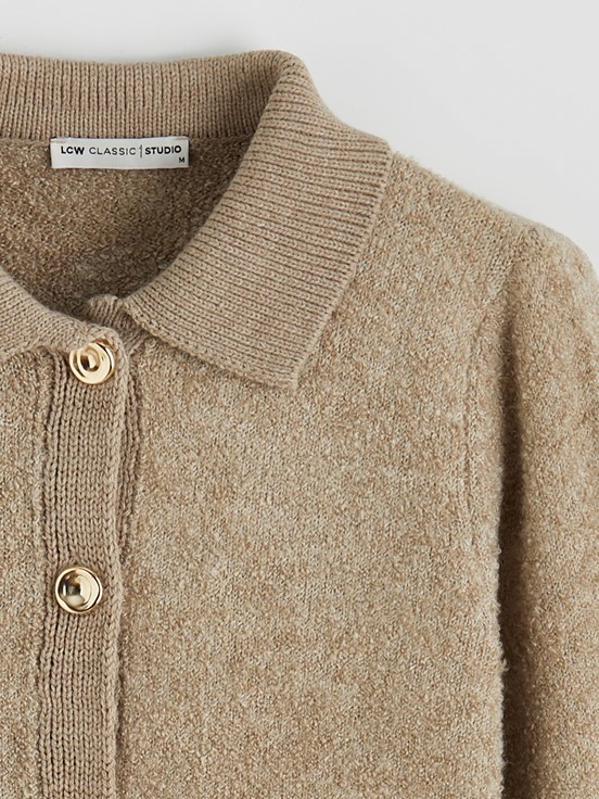 Hırka AÇIK KAHVERENGİ