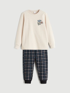 Pijama Takım BEJ MELANJ