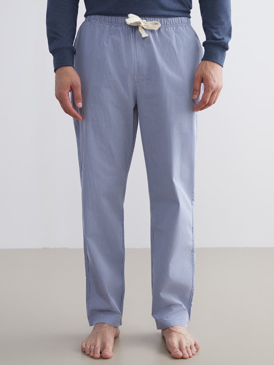Pijama Alt MAVİ ÇİZGİLİ
