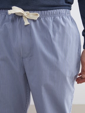 Pijama Alt MAVİ ÇİZGİLİ