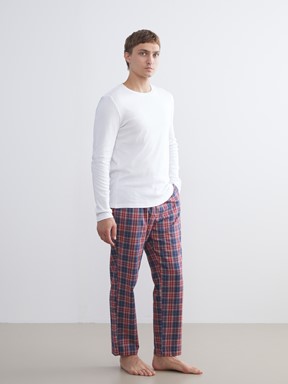 Pijama Alt MAVİ ÇİZGİLİ