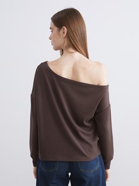 Sweatshirt KAHVERENGİ