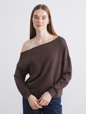 Sweatshirt KAHVERENGİ
