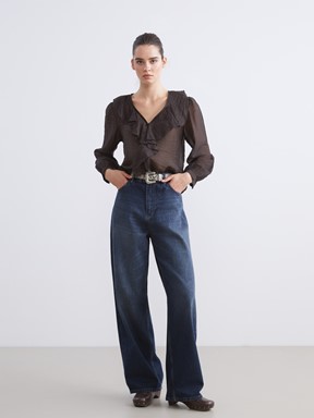 Bluz KOYU KAHVERENGİ