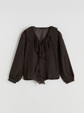Bluz KOYU KAHVERENGİ