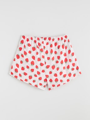 Şortlu Pijama Takımı PEMBE BASKILI