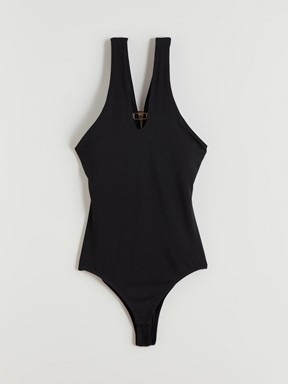 Çıtçıtlı Body YENİ SİYAH