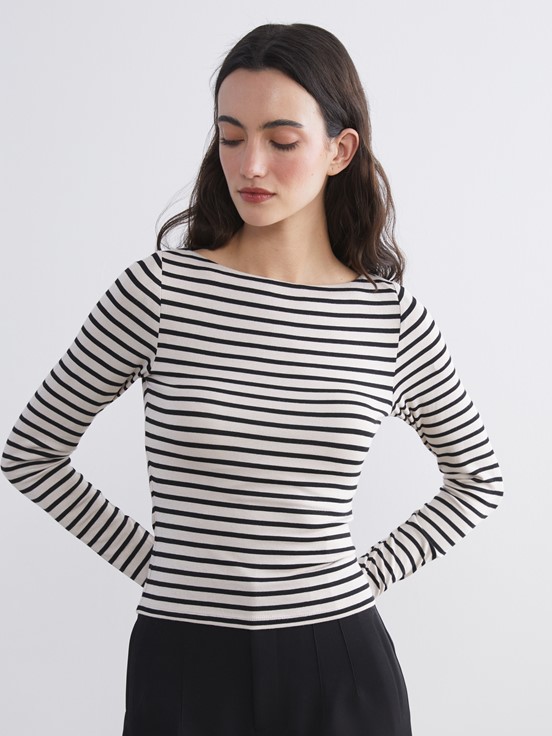 Body BEJ ÇİZGİLİ