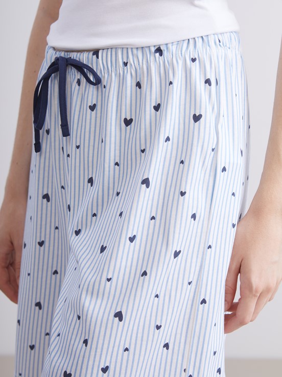 Pijama Alt MAVİ ÇİZGİLİ