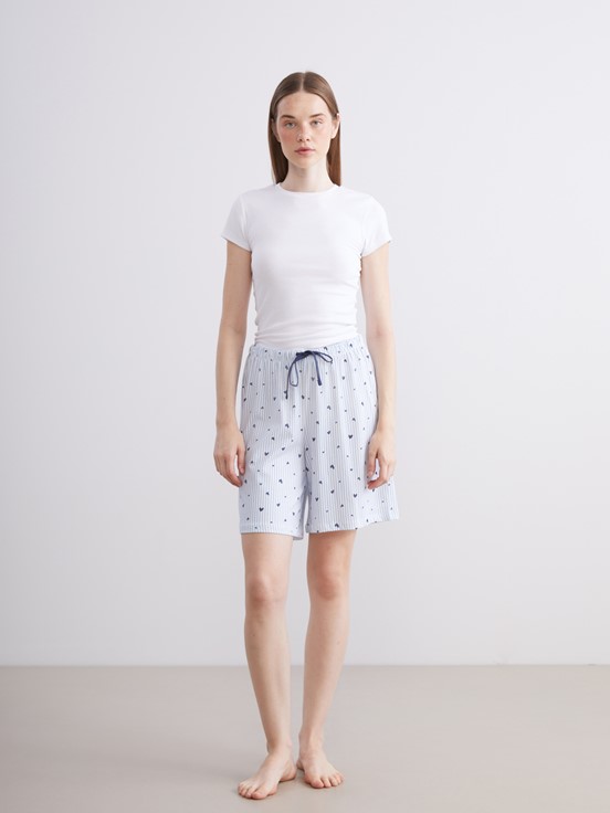 Pijama Alt MAVİ ÇİZGİLİ