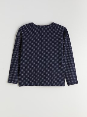 Pijama Takım LACİVERT BASKILI