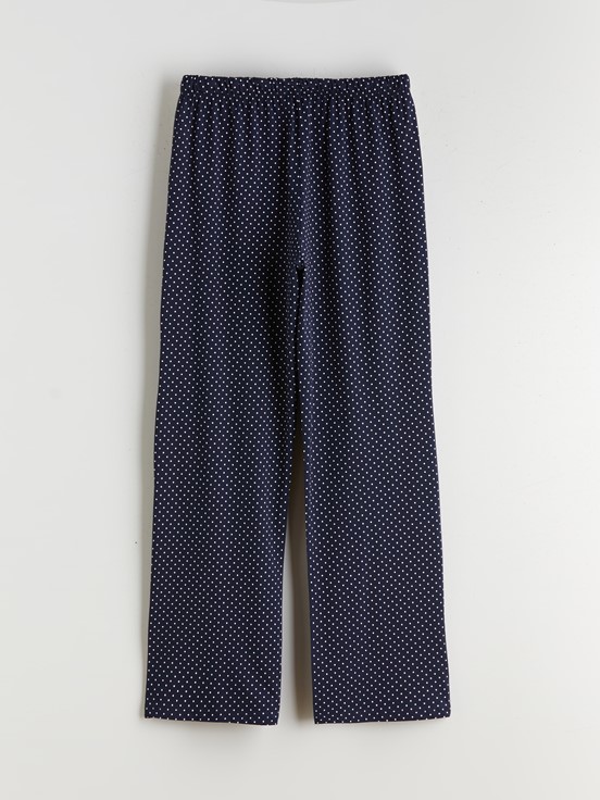 Pijama Takım LACİVERT BASKILI