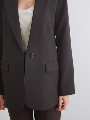 Blazer Ceket KAHVERENGİ