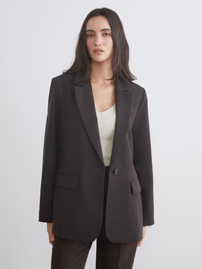 Blazer Ceket KAHVERENGİ